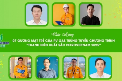 7 gương mặt trẻ của PV GAS trúng tuyển Chương trình “Thanh niên xuất sắc Petrovietnam 2025”
