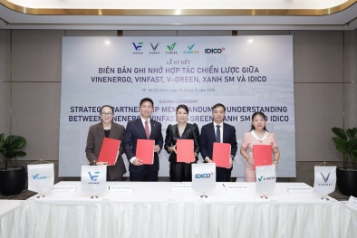 Vinenergo, Vinfast, V-Green và Xanh SM hợp tác với Idico 'xanh hóa' các khu công nghiệp