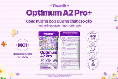 Vinamilk ra mắt Optimum A2 Pro+: Siêu sữa uống dinh dưỡng với lợi ích cộng hưởng vượt trội từ đạm quý A2 – 6 HMO - MFGM & DHA