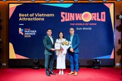 Sun World được chọn là thương hiệu tham quan và giải trí hàng đầu Việt Nam 2025