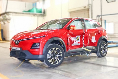 VinFast VF7 và VF6 đạt chuẩn an toàn cao nhất tại Ấn Độ