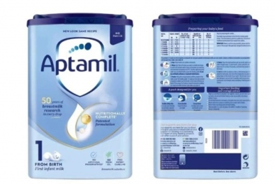 Tiếp tục thu hồi thêm một số sản phẩm sữa công thức Aptamil 