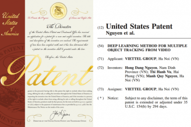 Viettel AI nhận bằng sáng chế từ Hoa Kỳ cho công nghệ theo vết đa đối tượng ứng dụng AI