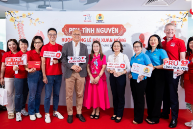 Hàng trăm nhân viên, tư vấn viên Prudential hiến máu hưởng ứng Lễ hội Xuân Hồng