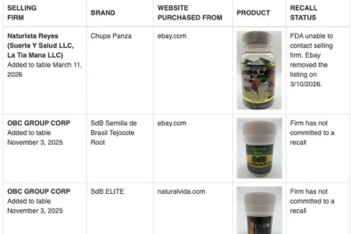 FDA cảnh báo thực phẩm chức năng giảm cân chứa chất cực độc tràn lan trên Amazon, eBay
