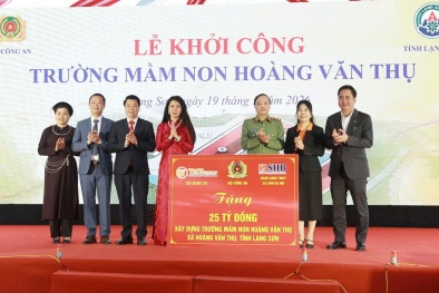 T&T Group và SHB đồng hành cùng Bộ Công an xây dựng Trường mầm non Hoàng Văn Thụ tại Lạng Sơn