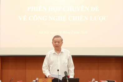 Kết luận của Tổng Bí thư Tô Lâm tại Phiên họp chuyên đề về công nghệ chiến lược của Ban Chỉ đạo Trung ương về phát triển khoa học, công nghệ, đổi mới sáng tạo và chuyển đổi số