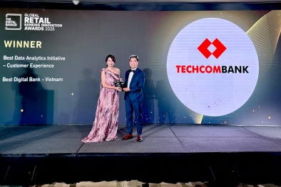 Techcombank 3 năm liên tiếp là 'Ngân hàng số tốt nhất Việt Nam' do The Digital Banker bình chọn