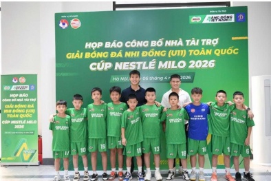 Nestlé MILO tiếp tục đồng hành cùng Giải Bóng đá nhi đồng toàn quốc 2026