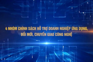 4 nhóm chính sách hỗ trợ doanh nghiệp ứng dụng, đổi mới, chuyển giao công nghệ