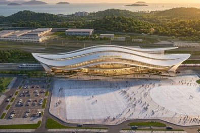 Hé lộ các hình ảnh đầu tiên của Hạ Long Station trong lòng Vinhomes Global Gate Hạ Long