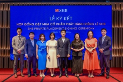 SHB ký kết thỏa thuận phát hành riêng lẻ với hàng loạt quỹ đầu tư lớn