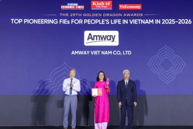 Amway Việt Nam ghi dấu lần thứ 10 được vinh danh tại giải thưởng Rồng Vàng