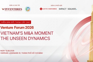 Venture Forum 2026: Điểm hẹn mới của giới đầu tư công nghệ và M&A châu Á