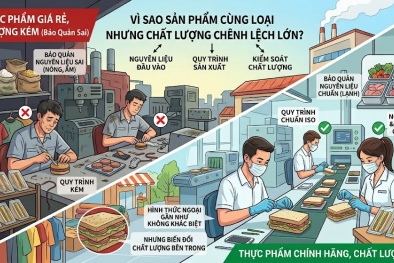 Vì sao sản phẩm cùng loại nhưng chất lượng chênh lệch?