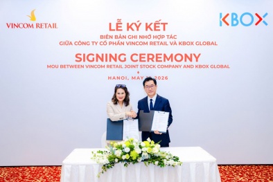 Vincom Retail tiếp tục chiến lược ‘đón sóng’ thương hiệu quốc tế với cú bắt tay cùng K-Box Global