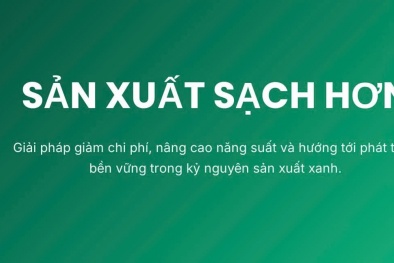 Sản xuất sạch hơn: Giải pháp giảm chi phí, nâng cao năng suất và hướng tới phát triển bền vững