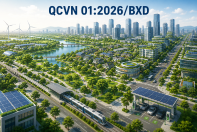 QCVN 01:2026/BXD: Chuẩn mực mới về quy hoạch đô thị và nông thôn 