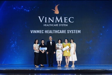 Vinmec 3 năm liên tiếp đạt 'Nơi làm việc tốt nhất châu Á'