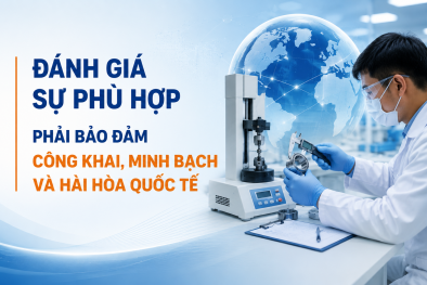 Đánh giá sự phù hợp phải bảo đảm công khai, minh bạch và hài hòa quốc tế