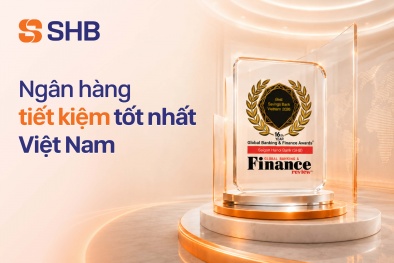 SHB được Global Banking & Finance Review vinh danh là Ngân hàng tiết kiệm tốt nhất Việt Nam năm 2026