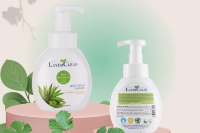 Thu hồi toàn quốc và tiêu hủy nước rửa tay dạng bọt Layer Clean do sản xuất trái phép