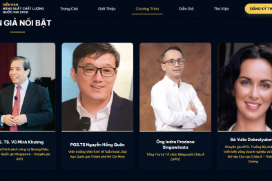 Diễn đàn NSCL Quốc gia 2026: Học giả, chuyên gia cùng tìm lời giải cho bài toán bứt phá năng suất