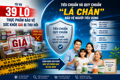 Thực phẩm bảo vệ sức khỏe giả bị thu hồi: Tiêu chuẩn, quy chuẩn - 'lá chắn' bảo vệ người tiêu dùng