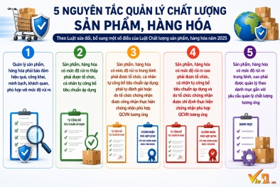 5 nguyên tắc quản lý chất lượng sản phẩm, hàng hóa theo mức độ rủi ro