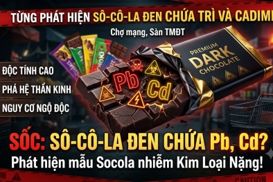 Một số mẫu socola đen chứa chì, cadimi: Cảnh báo về nguồn gốc sản phẩm