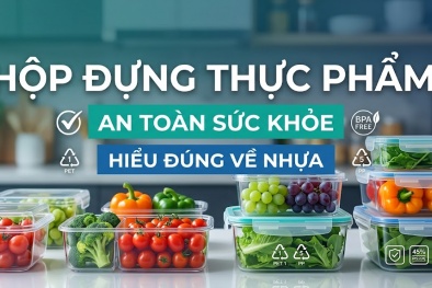 Hộp đựng thực phẩm: Không phải loại nhựa nào cũng phù hợp để đựng đồ ăn