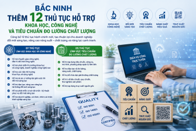 Bắc Ninh đơn giản hóa 7 thủ tục hành chính trong lĩnh vực TCĐLCL