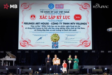 MB đồng hành cùng 'Hoa và Rác' 2026, lan tỏa lối sống xanh qua nghệ thuật tái chế