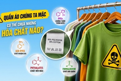 Quần áo mặc hàng ngày có thể chứa những hóa chất nào?