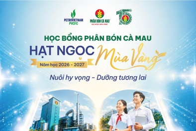Phân bón Cà Mau tiếp sức thế hệ trẻ, góp sức cho tương lai đất nước