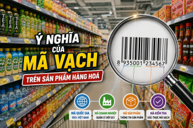 Mã vạch trên sản phẩm: 'Chìa khóa' nhận diện và quản lý hàng hóa