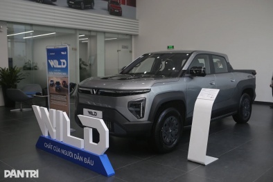 Ảnh thực tế bán tải điện VinFast VF Wild tại đại lý