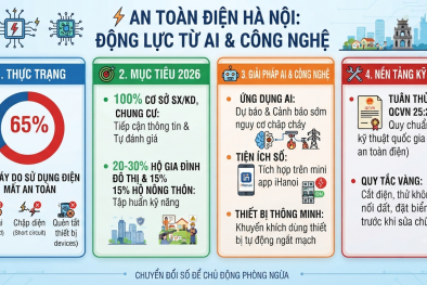 Hà Nội tăng cường cảnh báo, phòng ngừa nguy cơ mất an toàn điện bằng AI