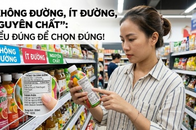 Sản phẩm “không đường”, “ít đường”, “nguyên chất”: Người tiêu dùng cần hiểu đúng thế nào?