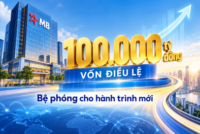 MB vượt mốc 100.000 tỷ đồng vốn điều lệ: Bệ phóng cho hành trình mới