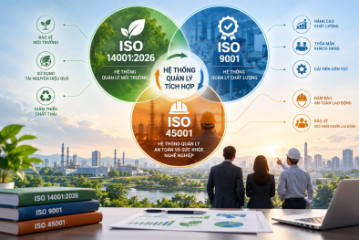 ISO 14001:2026 tích hợp ISO 9001 và ISO 45001: Nâng cao hiệu quả quản trị doanh nghiệp