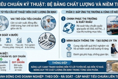 Tiêu chuẩn tạo nền tảng nâng cao năng lực cạnh tranh của sản phẩm