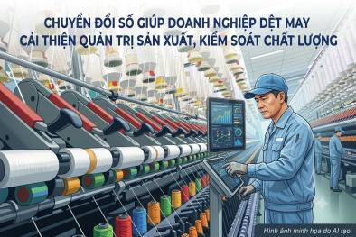 Chuyển đổi số mở hướng nâng cao năng suất, chất lượng ngành dệt may
