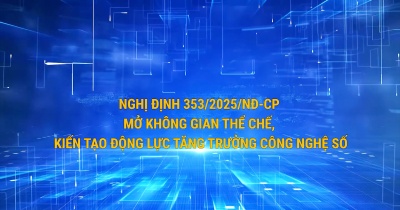 Nghị định 353/2025/NĐ-CP: Mở không gian thể chế, kiến tạo động lực tăng trưởng công nghệ số