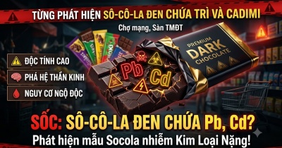 Một số mẫu socola đen chứa chì, cadimi: Cảnh báo về nguồn gốc sản phẩm