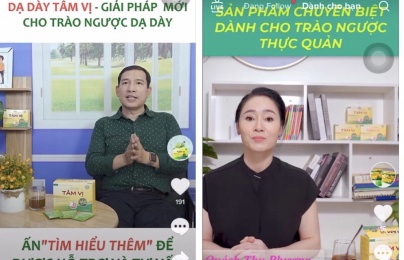 Quảng cáo ‘thổi phồng’ công dụng sản phẩm dạ dày Tâm Vị, lương tâm các nghệ sĩ ở đâu?