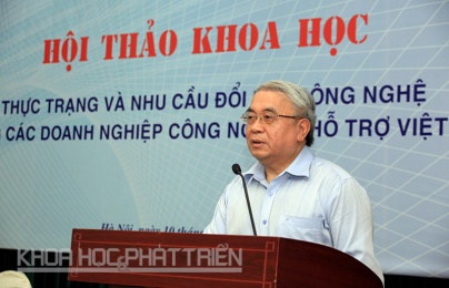 Nguyên Bộ trưởng Hoàng Văn Phong: Tin tưởng vào sức mạnh trí tuệ và khát vọng cống hiến của đội ngũ nhà khoa học và công nghệ Việt Nam