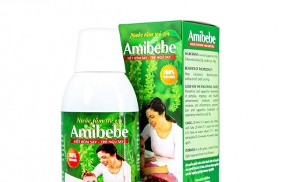Bộ Y tế thu hồi, tiêu huỷ toàn quốc lô sản phẩm nước tắm gội thảo dược trẻ em Amibebe Pro
