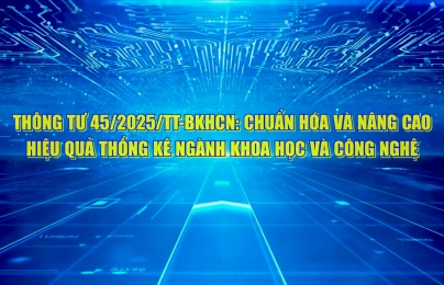 Thông tư 45/2025/TT-BKHCN: Chuẩn hóa, nâng cao hiệu quả thống kê ngành khoa học và công nghệ