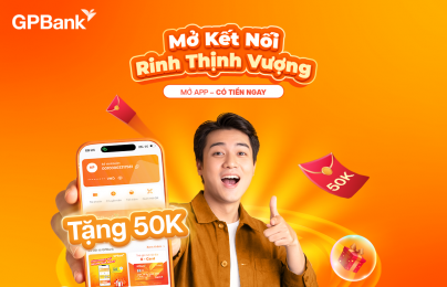 GPBank tung ưu đãi quét QR hoàn tiền 50.000 đồng, bắt nhịp làn sóng thanh toán số